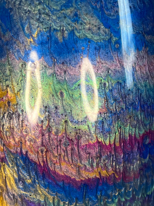 20cm/8inch glass resin vase