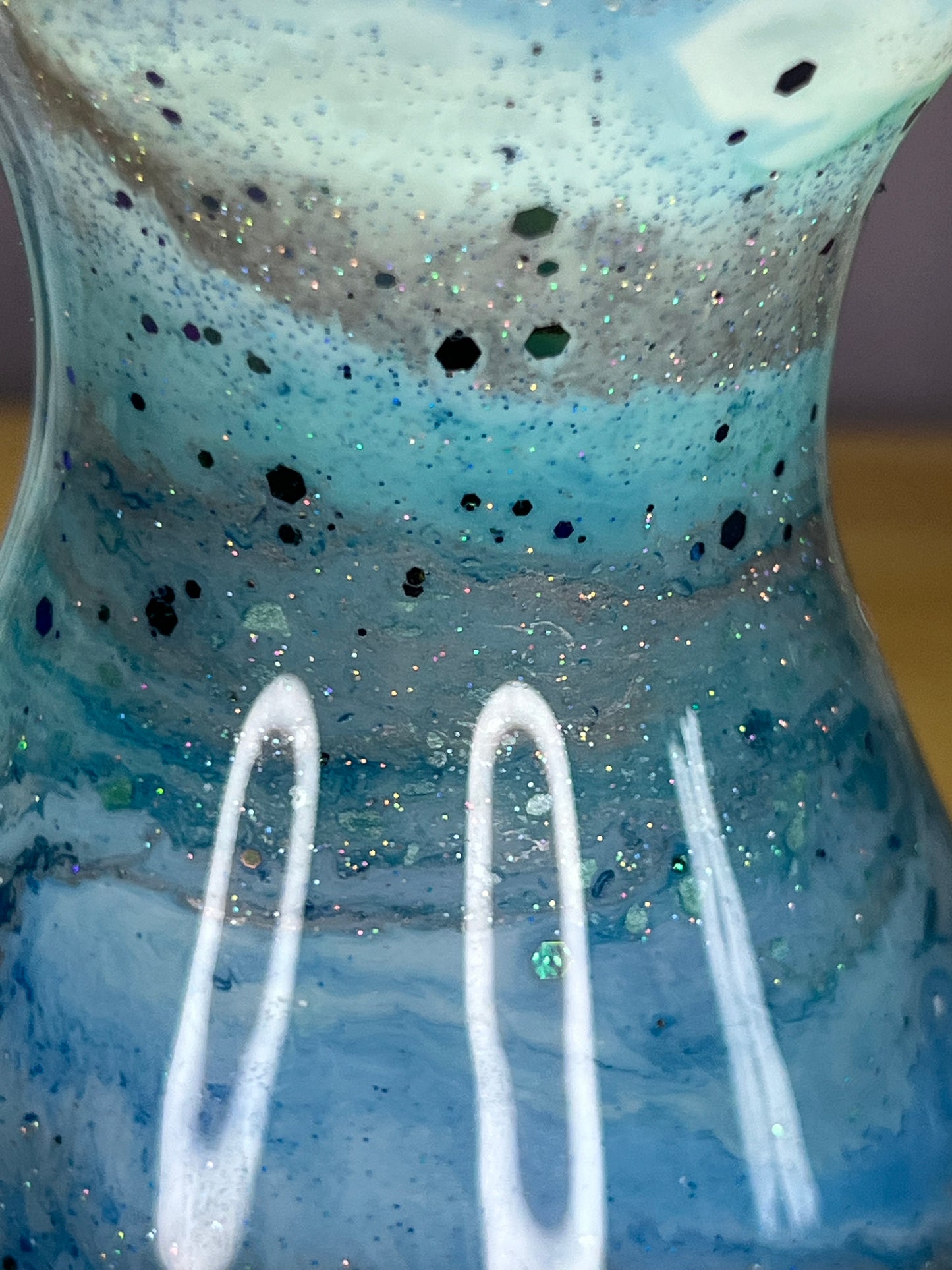 Mini glass vase 5inch