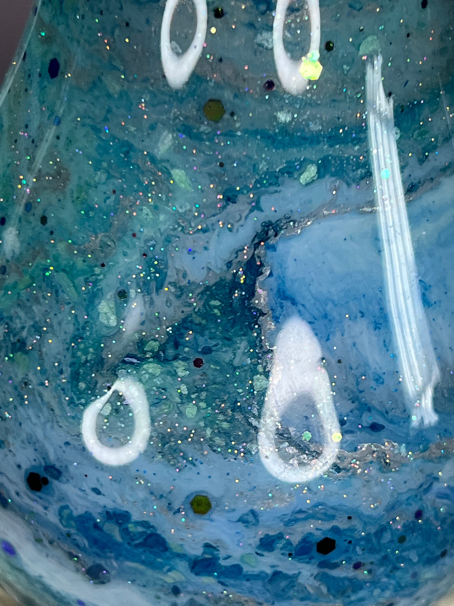 Mini glass vase 5inch