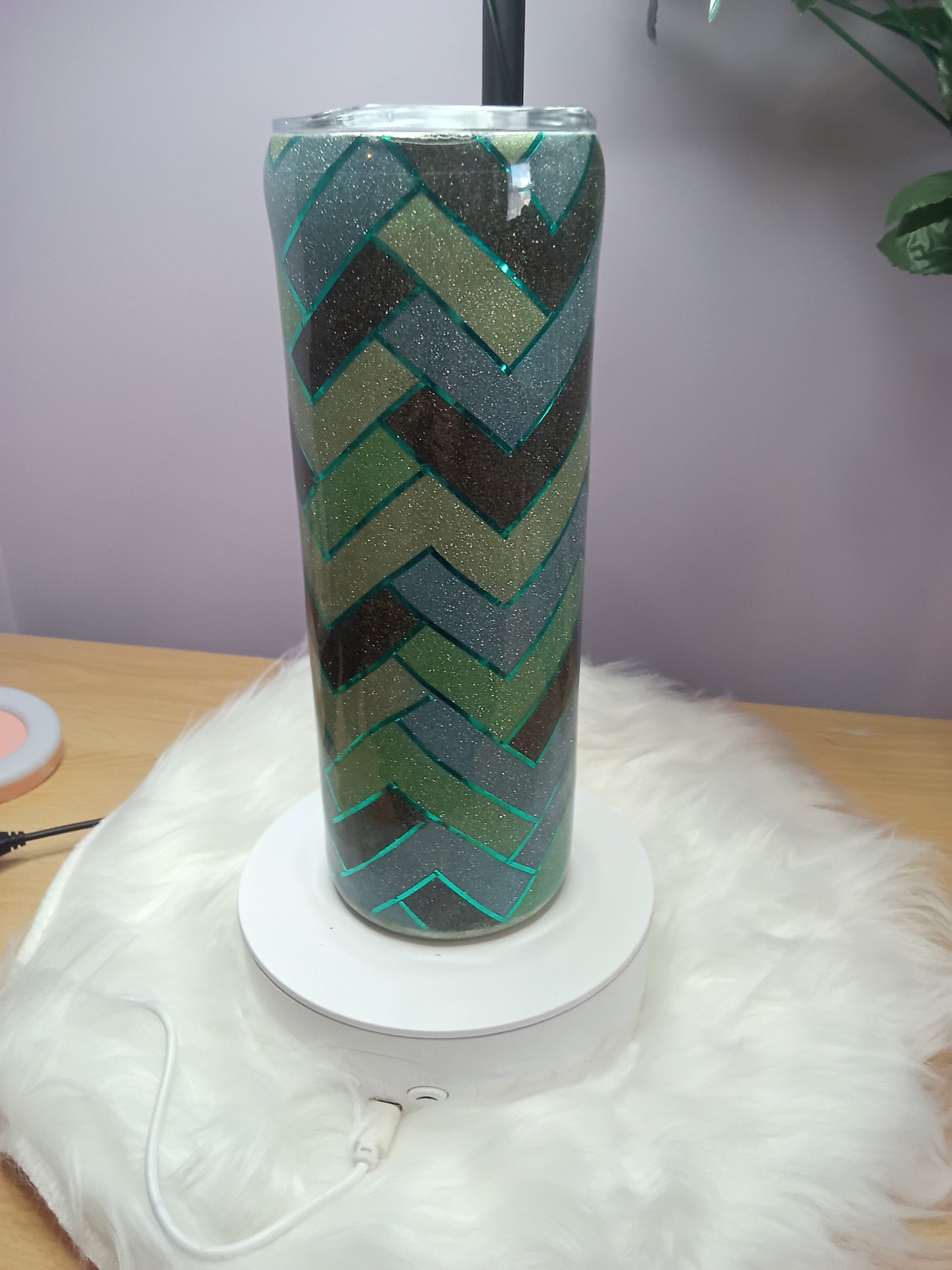 20 oz tumbler basket weave